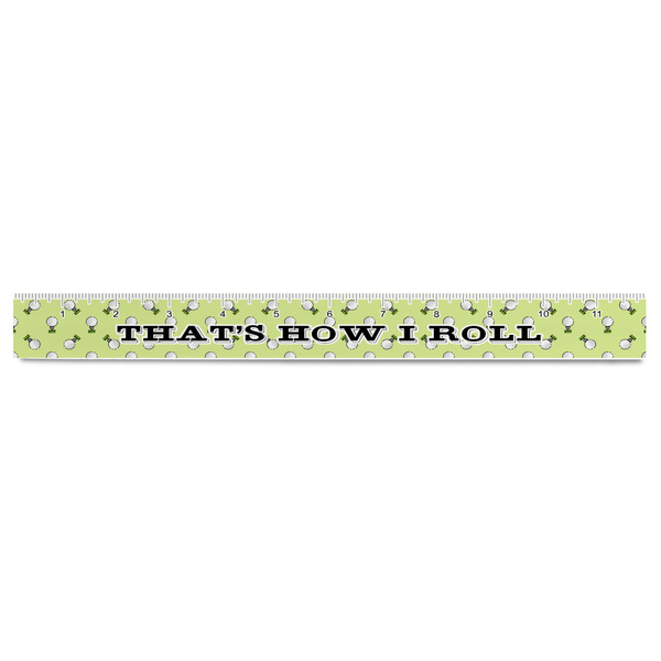 Golf Plastic Ruler - 12" - FRONT