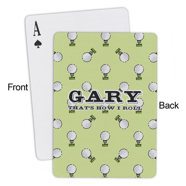 Golf Playing Cards - Approval