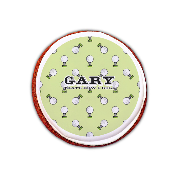 Golf Printed Icing Circle - XSmall - On Cookie