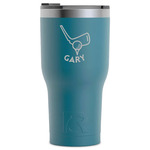 Golf RTIC Tumbler - Dark Teal - Laser Engraved - Single-Sided (Personalized)