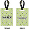 Golf Rectangle Luggage Tag (Front + Back)