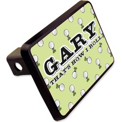 Golf Rectangular Trailer Hitch Cover - 2" (Personalized)