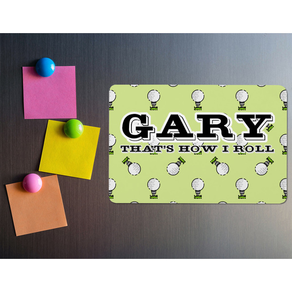 Golf Rectangular Fridge Magnet - LIFESTYLE