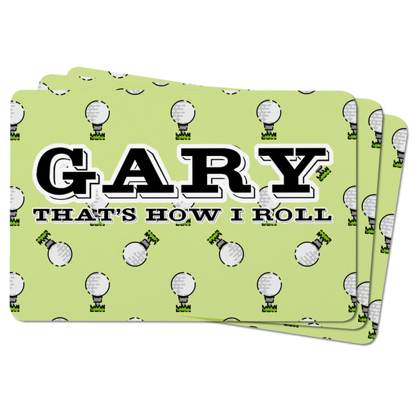 Golf Rectangular Fridge Magnet - THREE