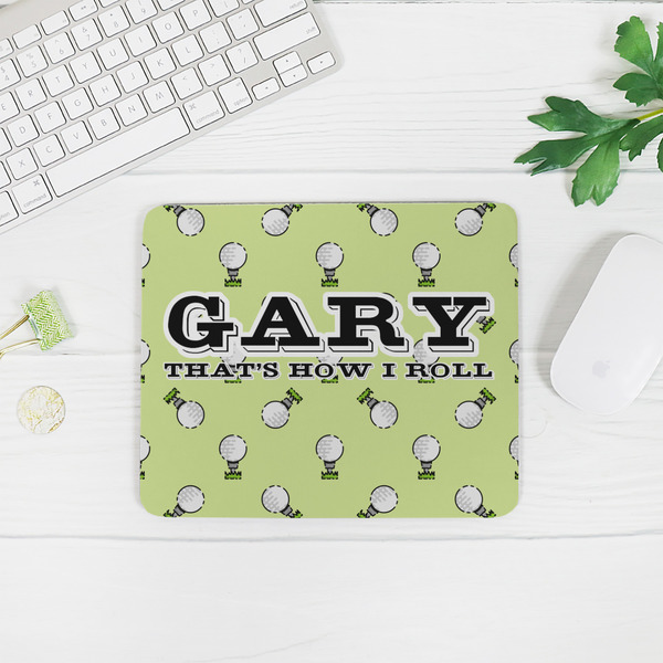 Golf Rectangular Mouse Pad - LIFESTYLE 2