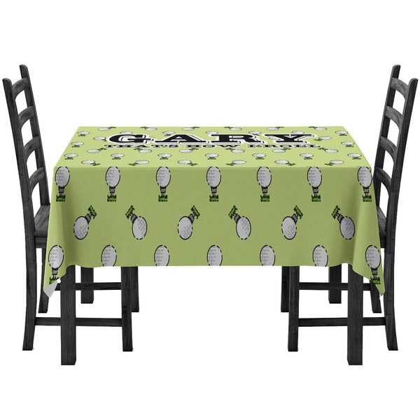 Golf Rectangular Tablecloths - Side View