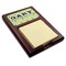 Golf Red Mahogany Sticky Note Holder (Personalized)