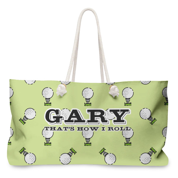 Custom Golf Large Tote Bag with Rope Handles (Personalized)