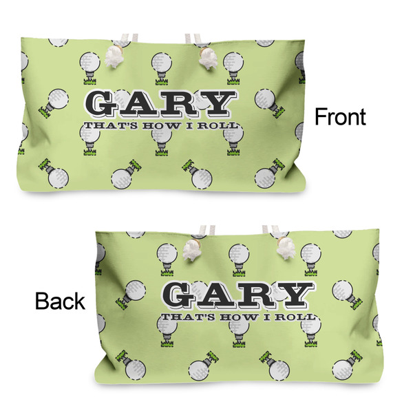 Golf Large Rope Tote - From & Back View