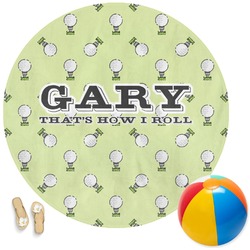 Golf Round Beach Towel (Personalized)