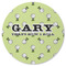 Golf Round Rubber Backed Coaster (Personalized)