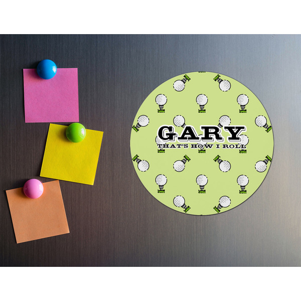 Golf Round Fridge Magnet - LIFESTYLE