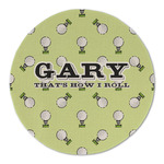 Golf Round Linen Placemat (Personalized)