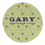 Golf Round Linen Placemat - Single Sided (Personalized)