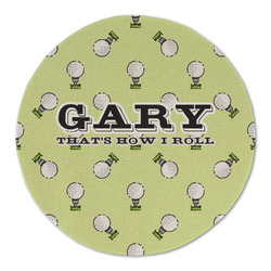 Golf Round Linen Placemat - Single Sided (Personalized)