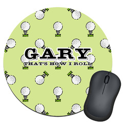 Golf Round Mouse Pad (Personalized)