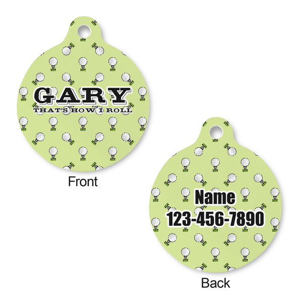 Golf Round Pet ID Tag - Large - Approval