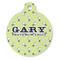 Golf Round Pet ID Tag - Large (Personalized)