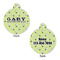 Golf Round Pet Tag - Front & Back