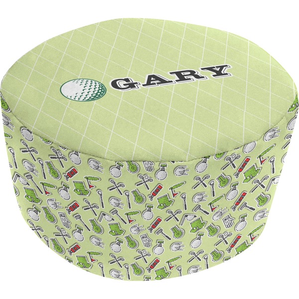 Golf Round Pouf Ottoman (Bottom)