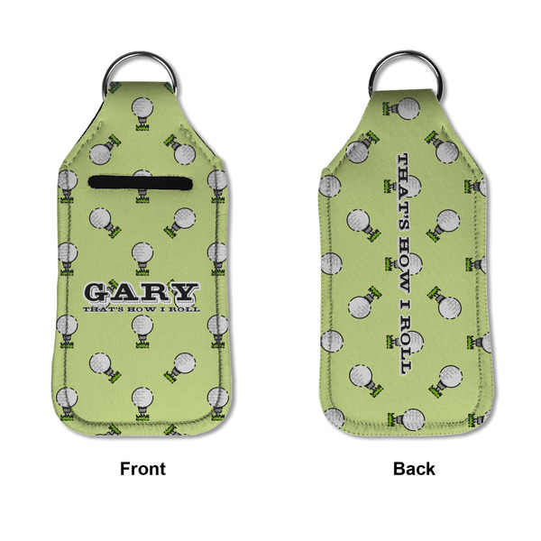 Golf Sanitizer Holder Keychain - Large APPROVAL (Flat)