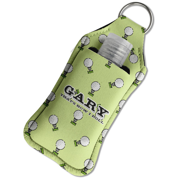 Golf Sanitizer Holder Keychain - Large in Case