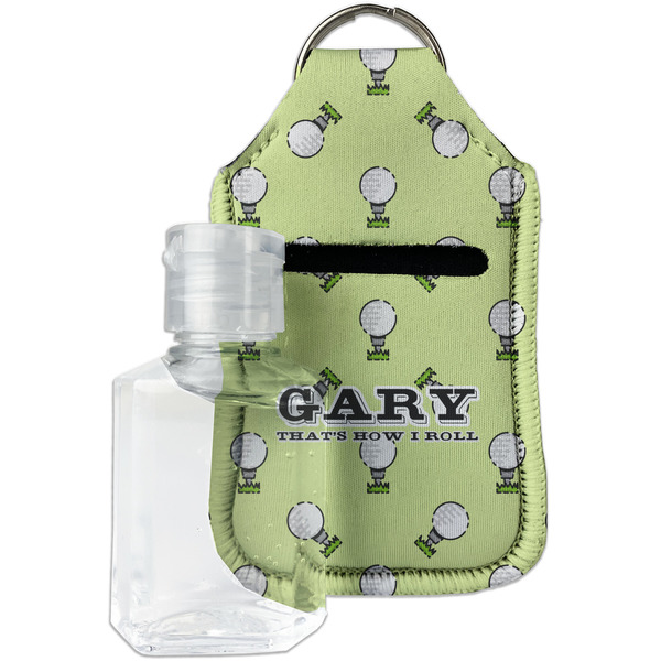 Custom Golf Hand Sanitizer & Keychain Holder (Personalized)