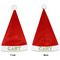 Golf Santa Hats - Front and Back (Double Sided Print) APPROVAL