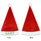 Golf Santa Hats - Front and Back (Single Print) APPROVAL