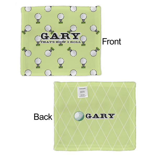 Golf Security Blanket - Front & Back View
