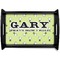 Golf Black Wooden Tray - Small (Personalized)
