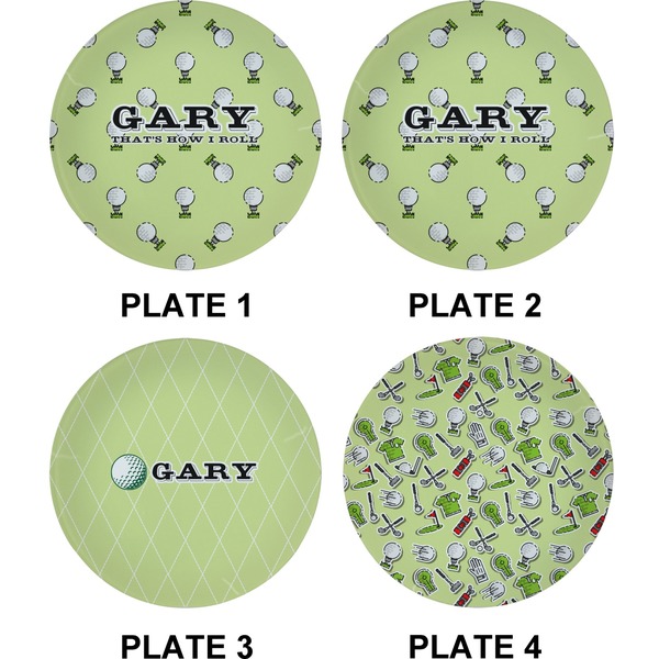 Golf Set of Appetizer / Dessert Plates (Approval)