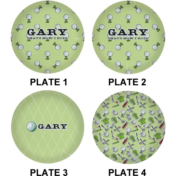 Golf Set of Lunch / Dinner Plates (Approval)