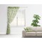 Golf Sheer Curtain With Window and Rod - in Room Matching Pillow
