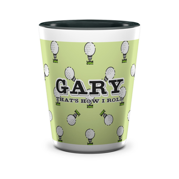 Golf Shot Glass - Two Tone - FRONT