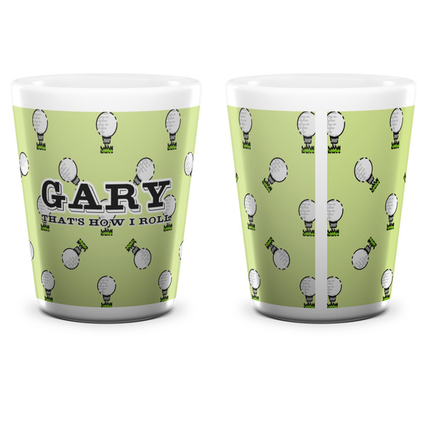 Golf Shot Glass - White - APPROVAL