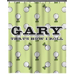 Golf Extra Long Shower Curtain - 70"x84" (Personalized)