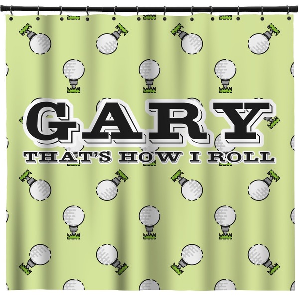 Custom Golf Shower Curtain - 71" x 74" (Personalized)