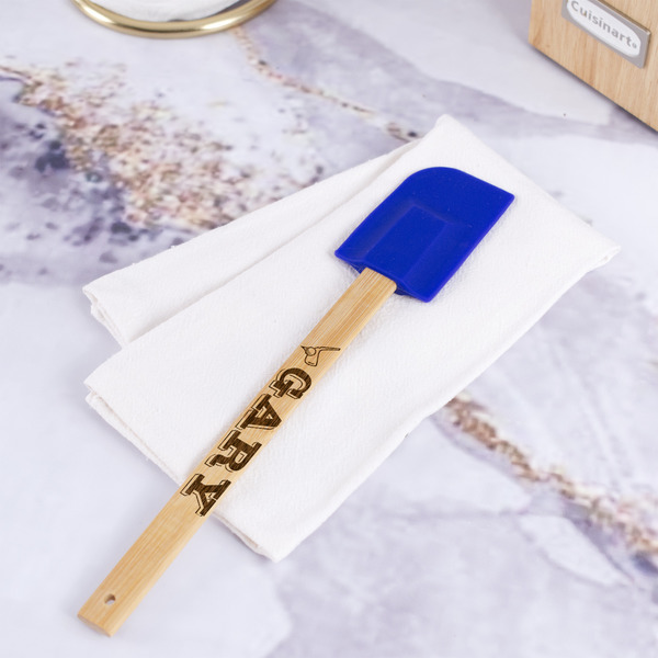 Golf Silicone Spatula - Blue - In Context