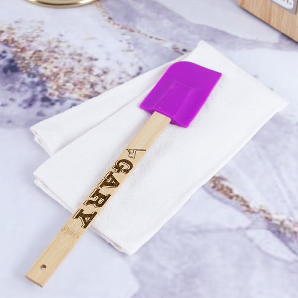 Golf Silicone Spatula - Purple - In Context