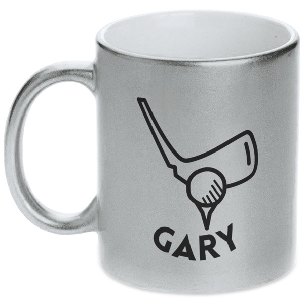 Golf Silver Mug - Main