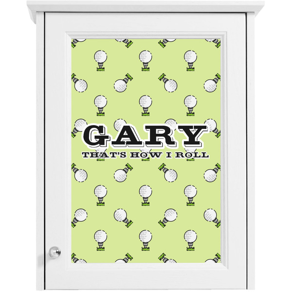 Golf Single White Cabinet Decal