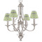 Golf Small Chandelier Shade - LIFESTYLE (on chandelier)