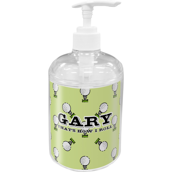 Custom Golf Acrylic Soap & Lotion Bottle (Personalized)