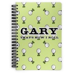 Golf Spiral Notebook (Personalized)
