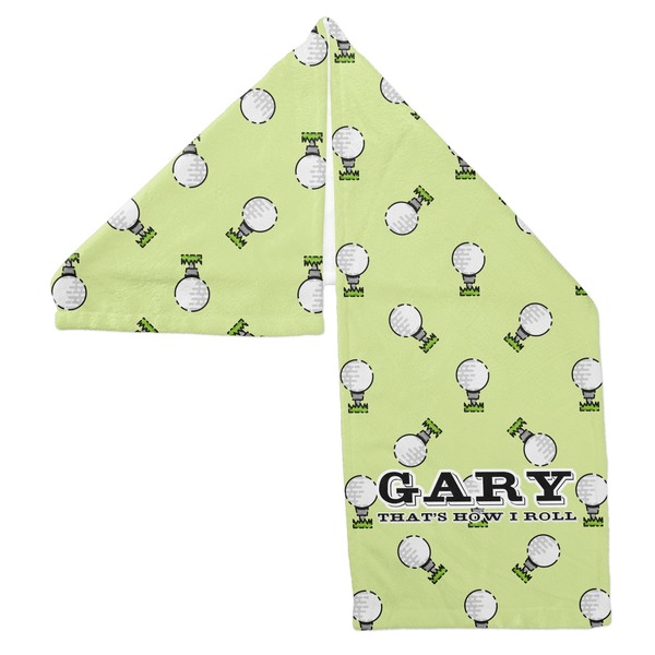 Golf Sports Towel Folded - Both Sides Showing