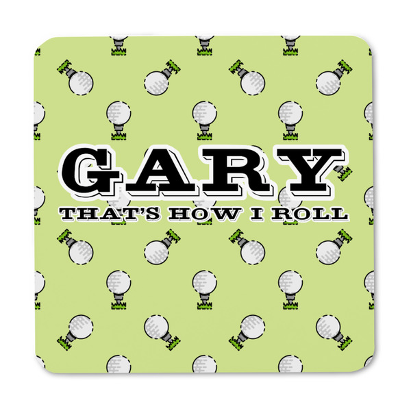 Golf Square Fridge Magnet - FRONT