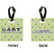Golf Square Luggage Tag (Front + Back)