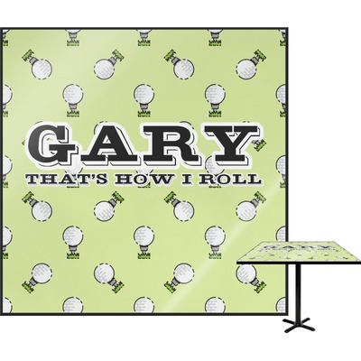 Golf Square Table Top - 24" (Personalized)