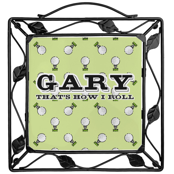 Custom Golf Square Trivet (Personalized)